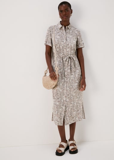 Stone Paisley Viscose Dress