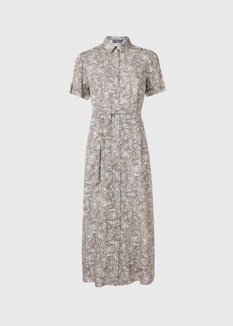 Stone Paisley Viscose Dress