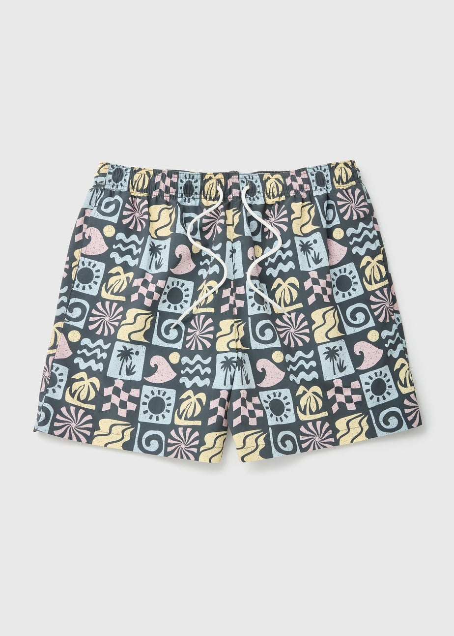 Tile Print Swimshorts