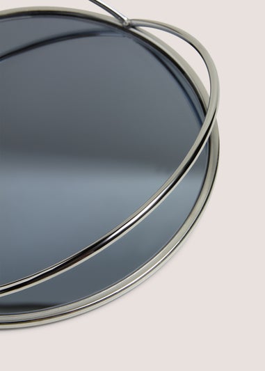 Black Mirrored Tray (29.5cm x 29.5cm x 5.6cm)