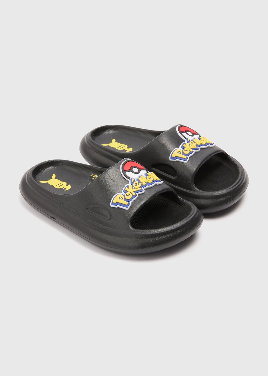 Pokemon Kids Black Cloud Sliders (Younger 10-Older 6)