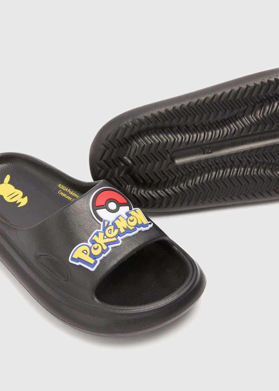 Pokemon Kids Black Cloud Sliders (Younger 10-Older 6)