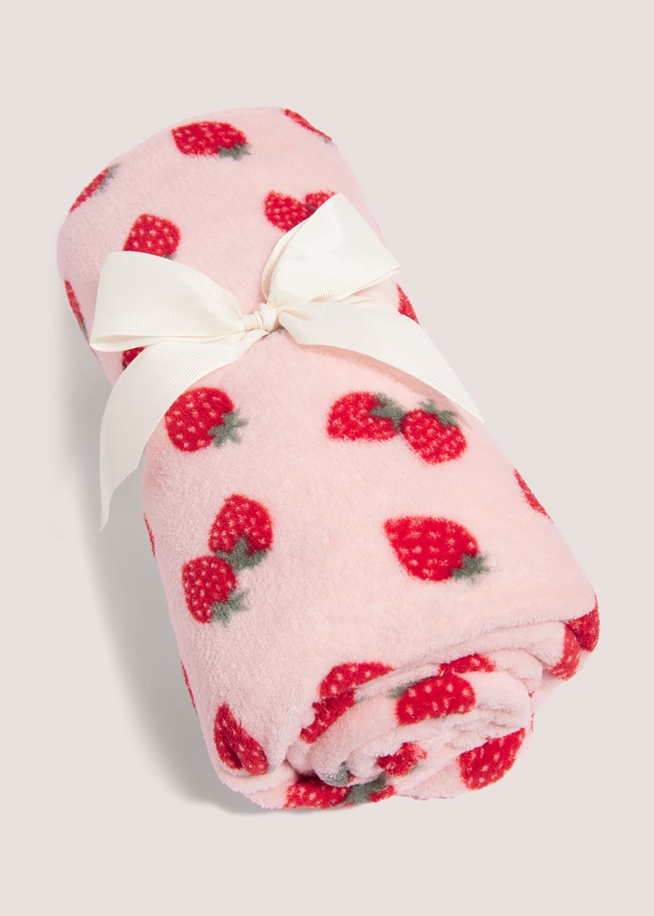 Strawberry Throw (130cm x 150cm)