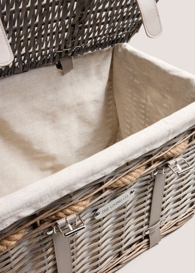 2 Piece Split Willow Basket Set