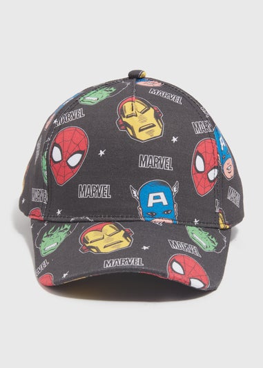 Marvel Kids Black Avengers Cap (3-10yrs)