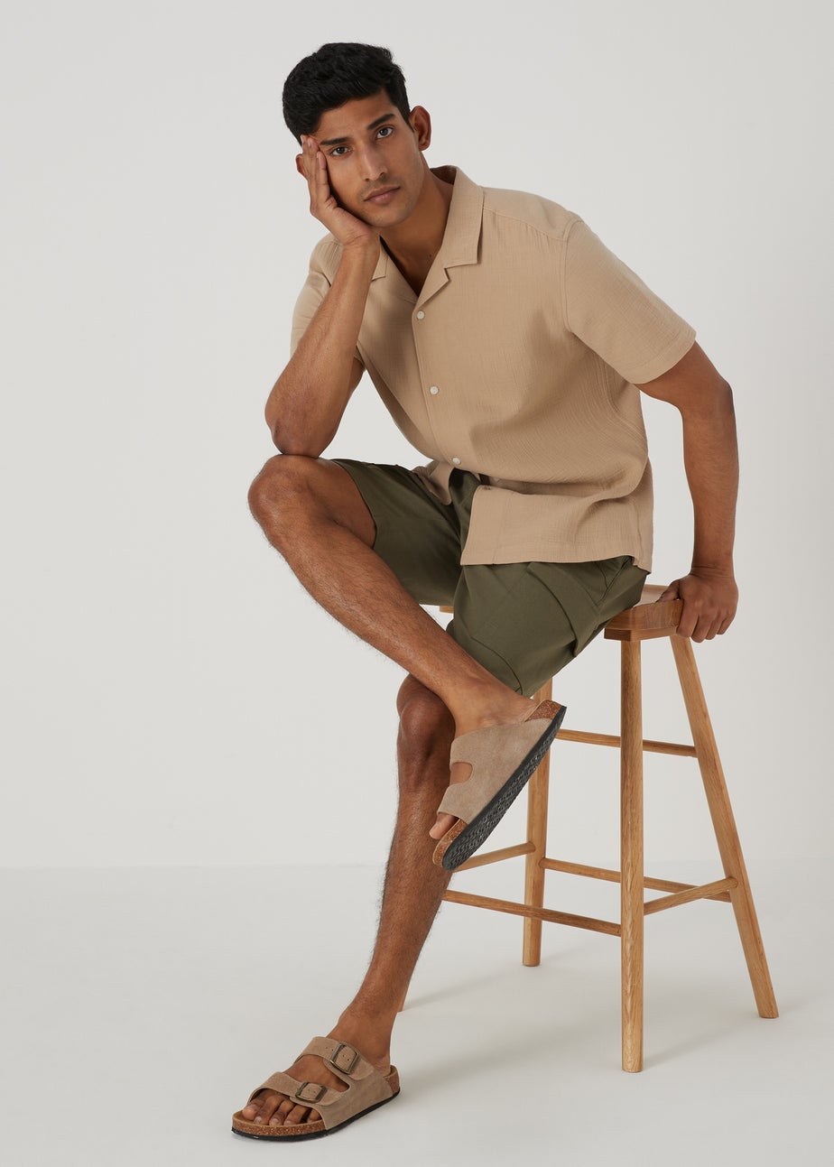 Stone Double Cloth Shirt