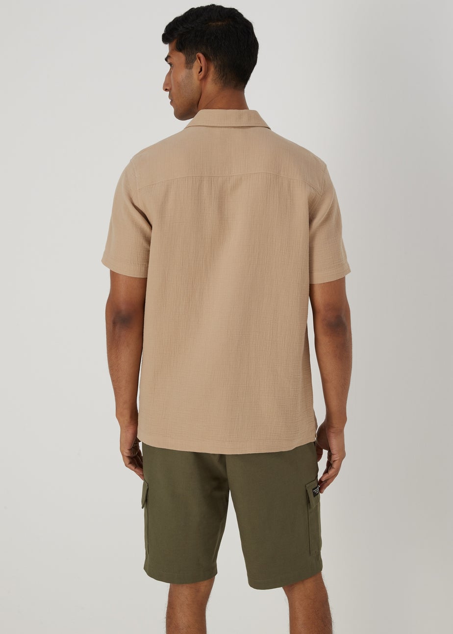 Stone Double Cloth Shirt