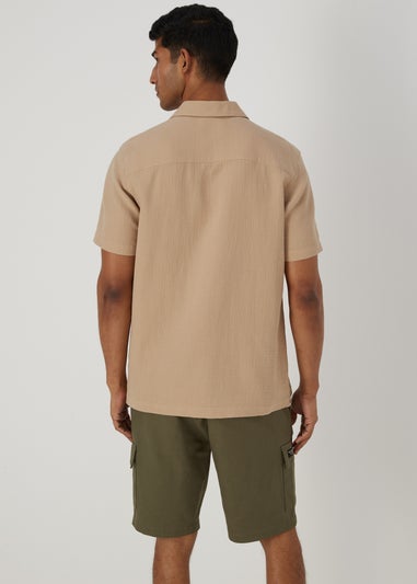 Stone Double Cloth Shirt