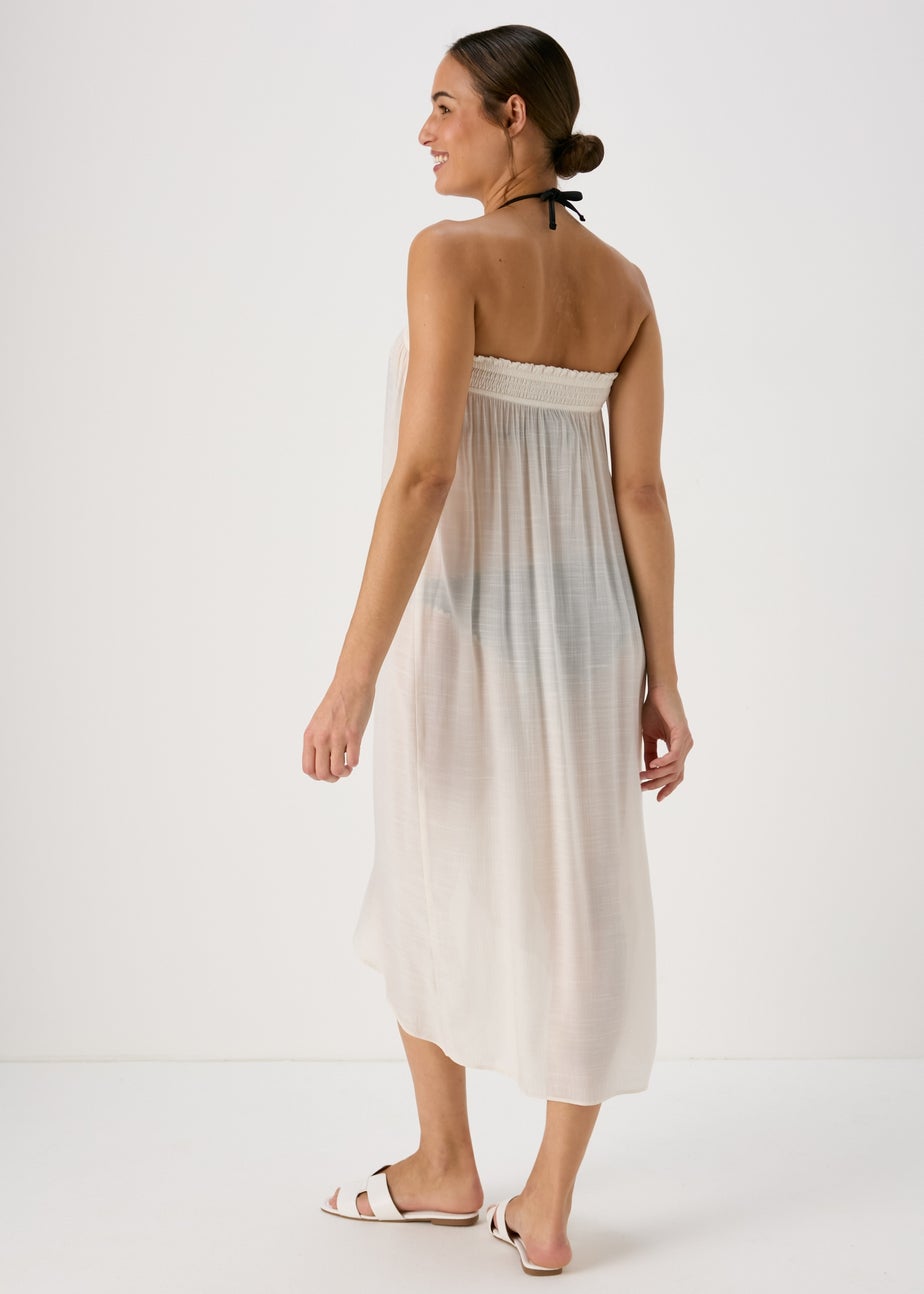 Stone Bandeau Maxi Dress