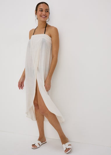 Stone Bandeau Maxi Dress