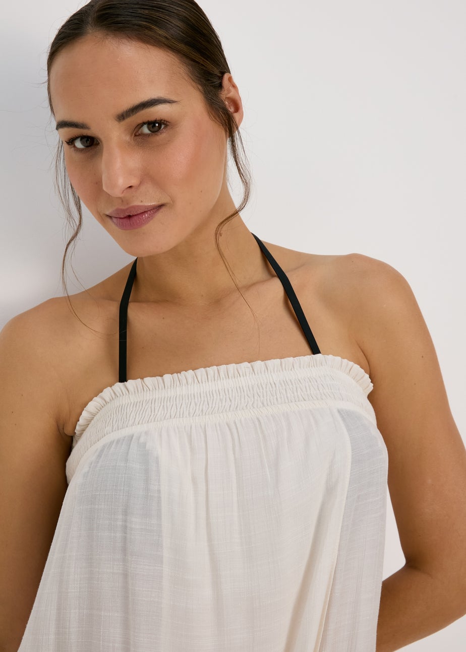 Stone Bandeau Maxi Dress