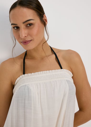 Stone Bandeau Maxi Dress