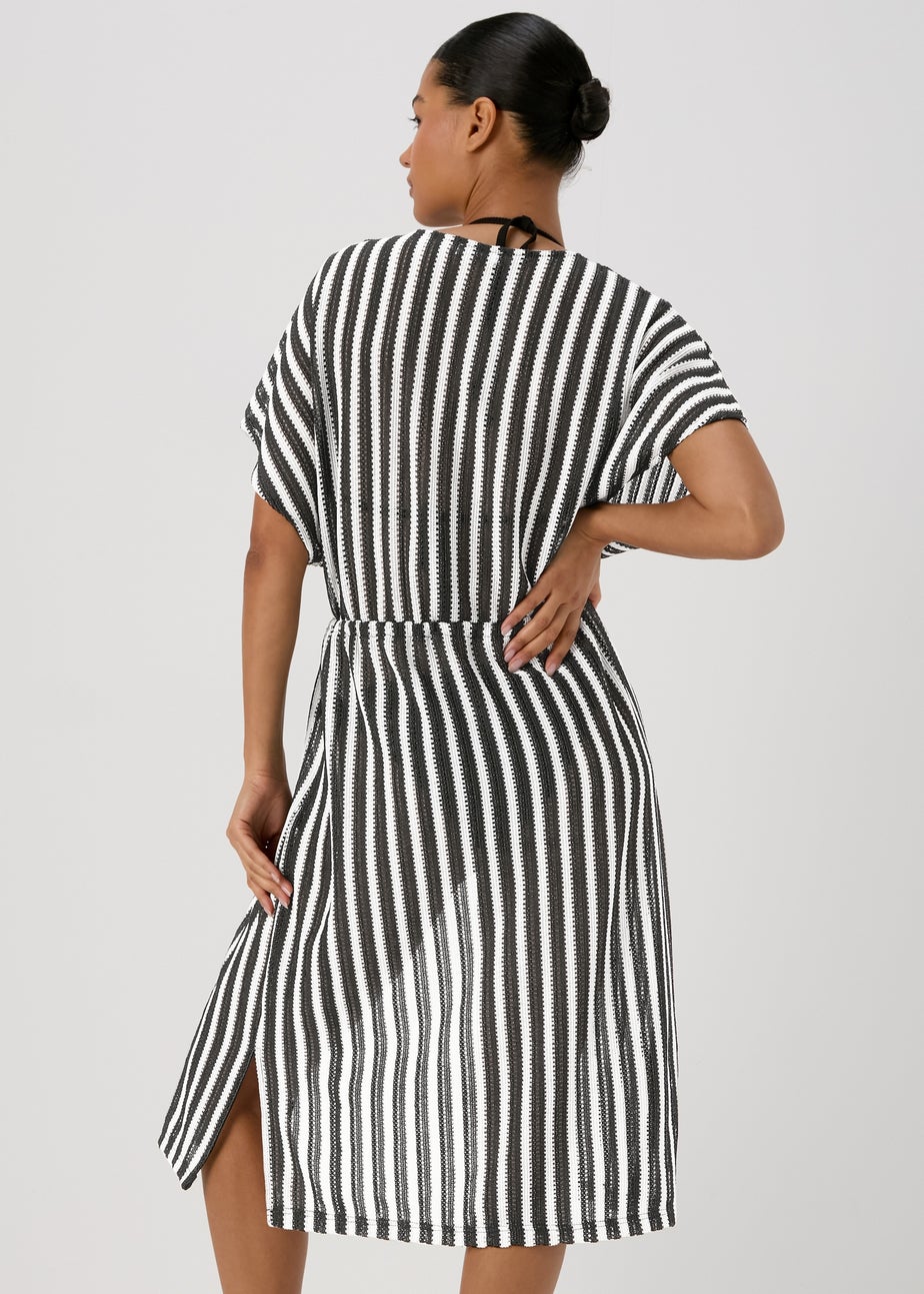 Black Crochet Kaftan