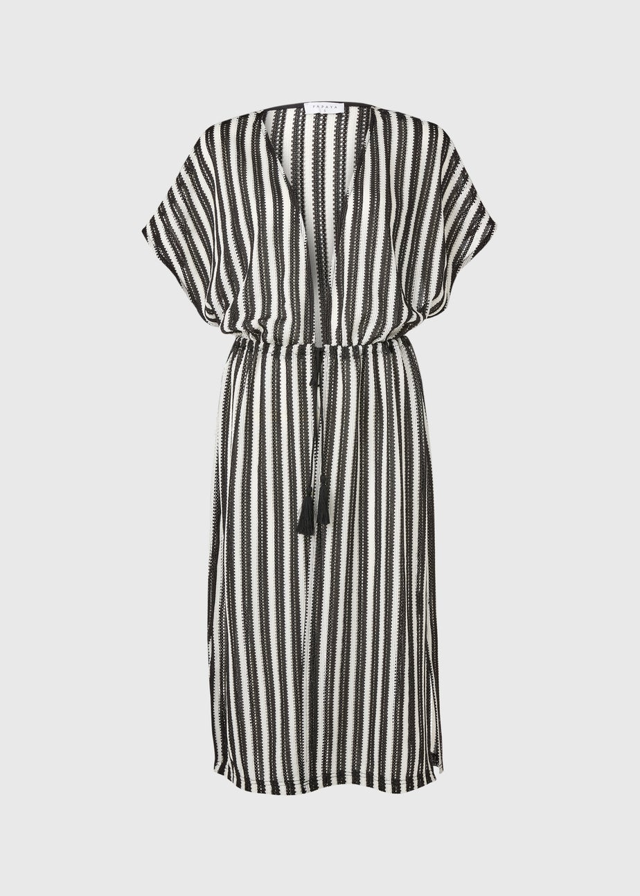 Black Crochet Kaftan