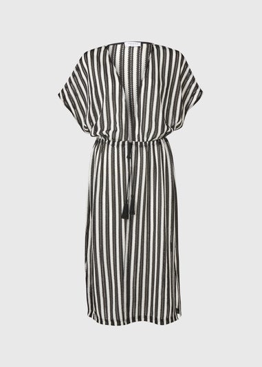 Black Crochet Kaftan