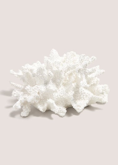 White Coral Ornament (15cm x 19.5cm x 27.9cm)