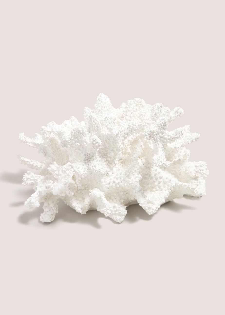 White Coral Ornament (15cm x 19.5cm x 27.9cm)