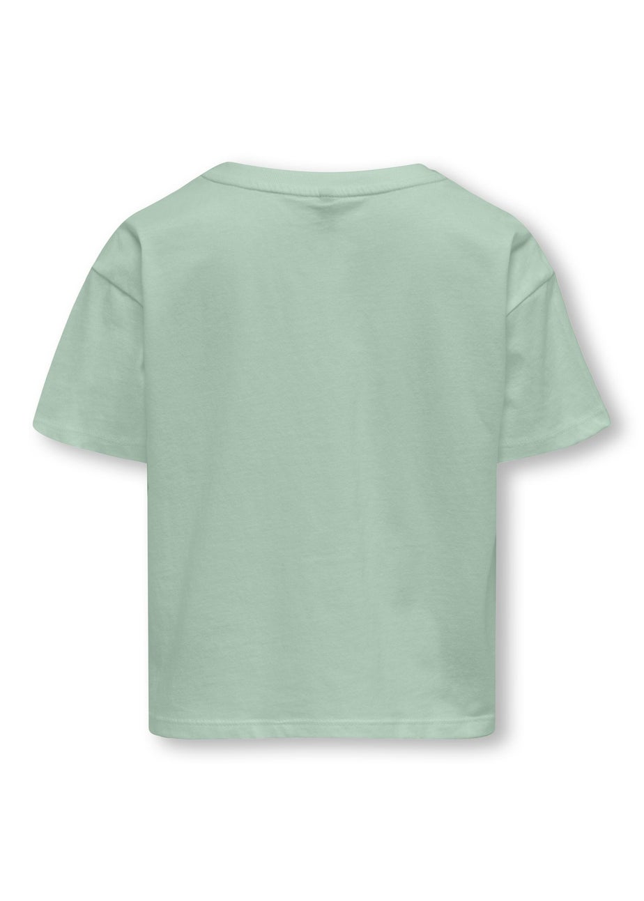 ONLY Girls Green Crop Top (5-14yrs)