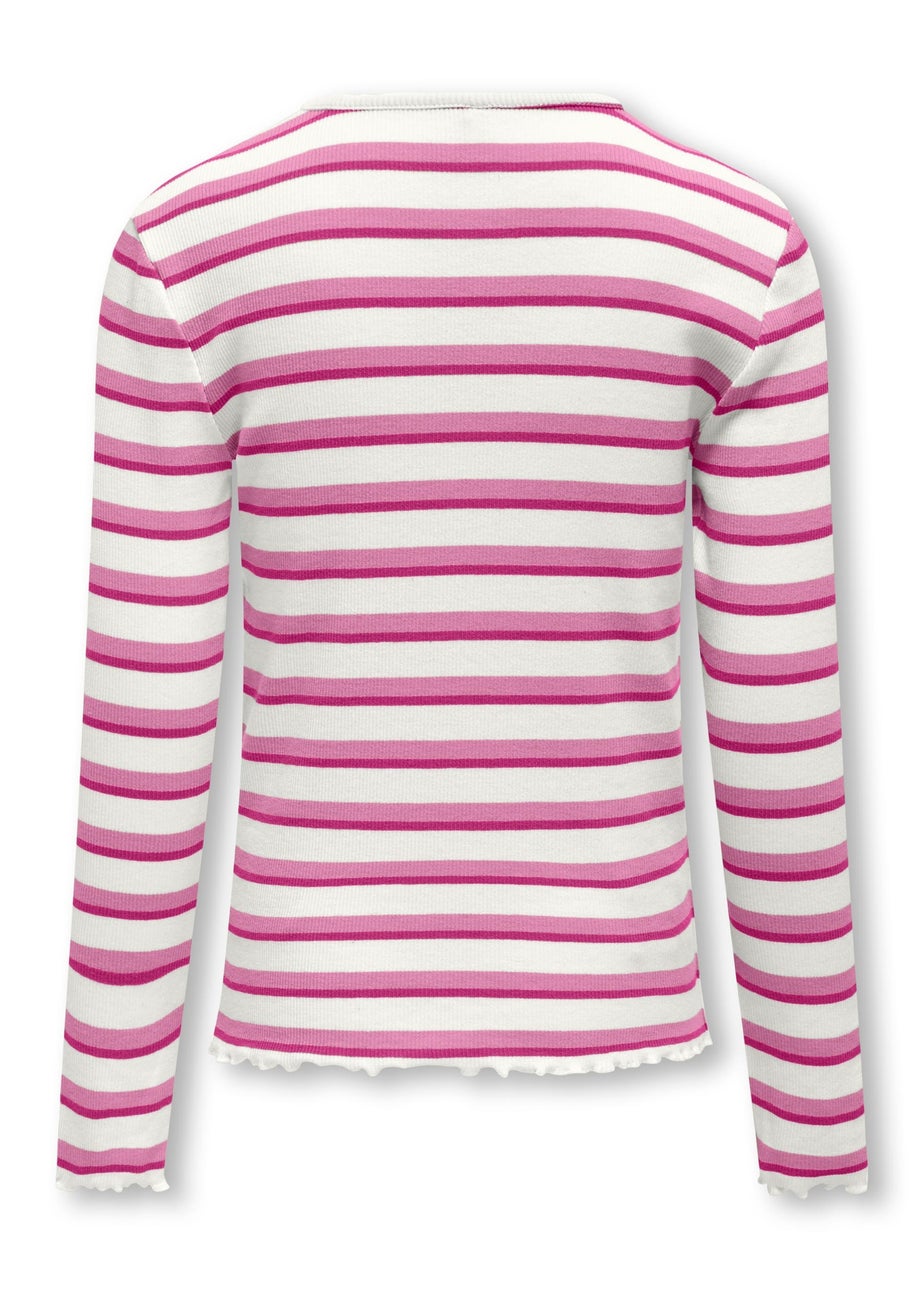 ONLY Girls Multicolour Ribbed Top (5-14yrs)