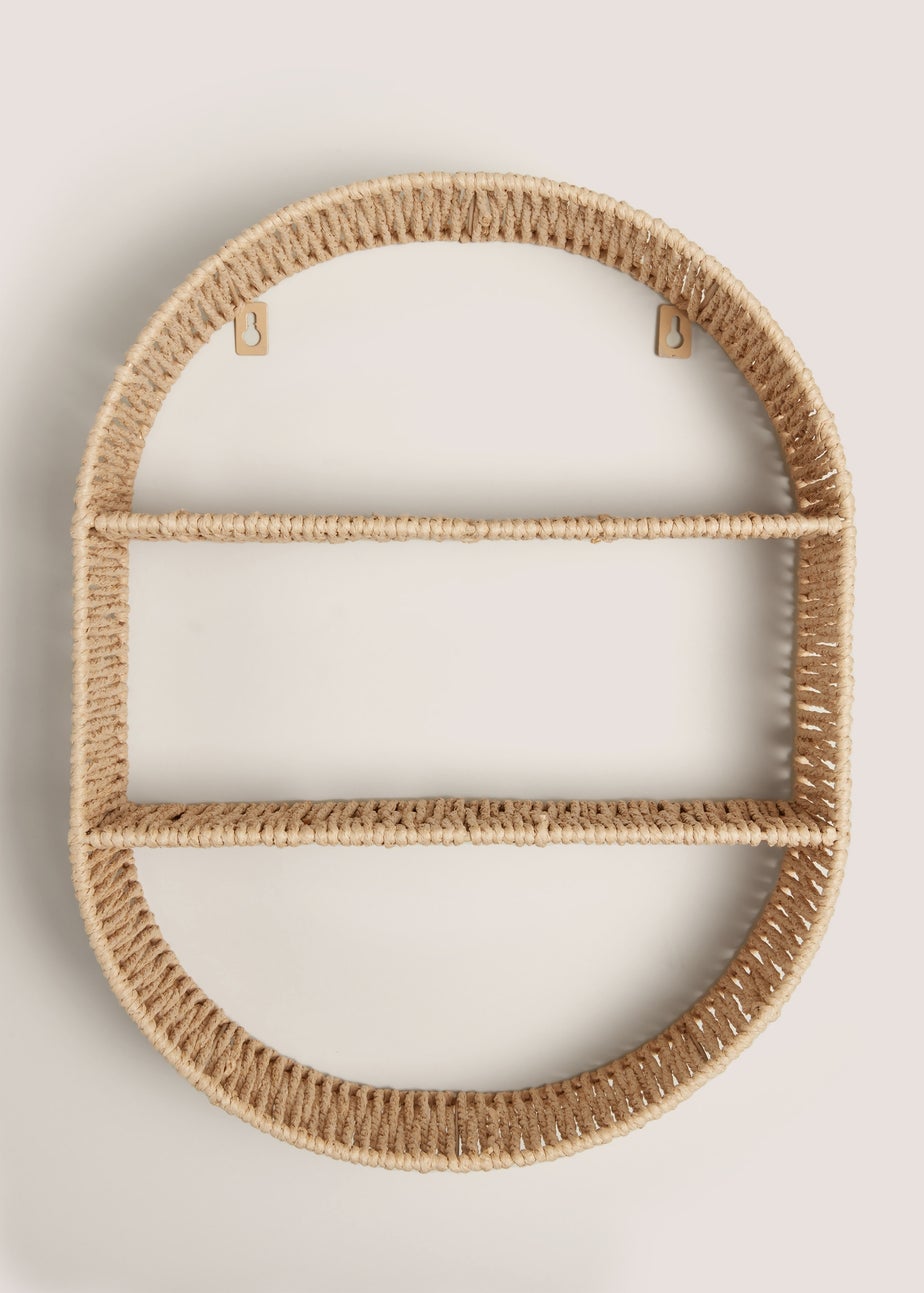 Natural Cabana Oval Shelf
