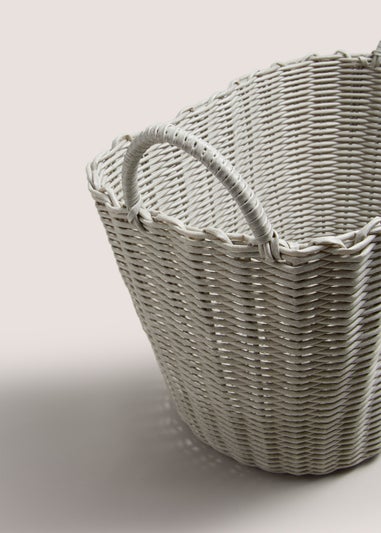 Grey Storage Basket