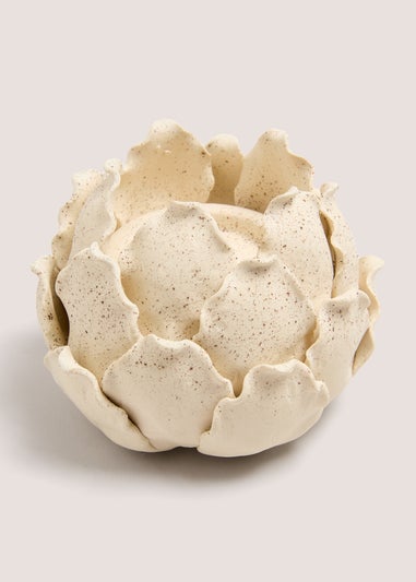 Cream Artichoke Tealight Holder