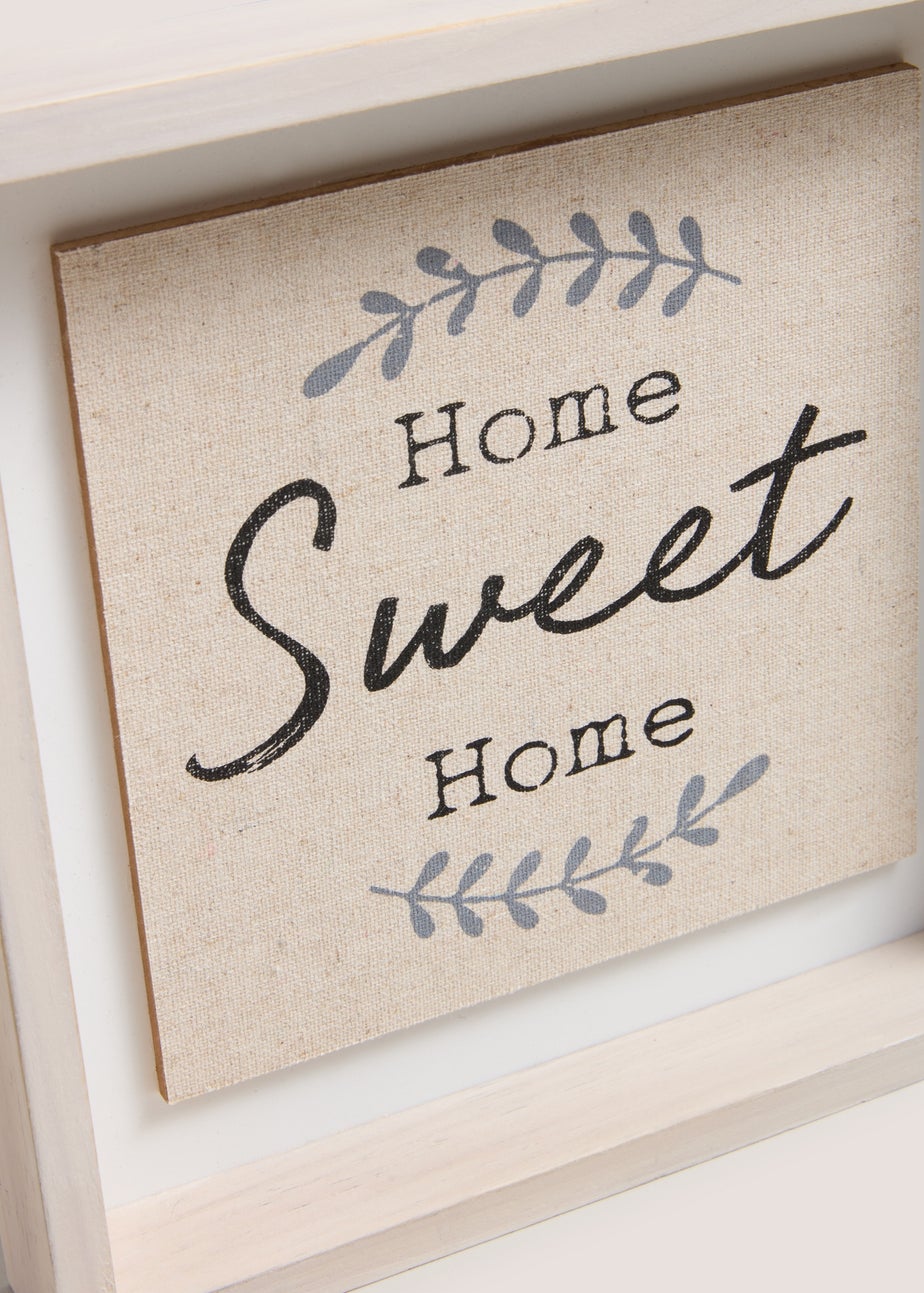 Home Sweet Home Cottage Wood Sign (25.4cm x 25.4cm x 38cm)