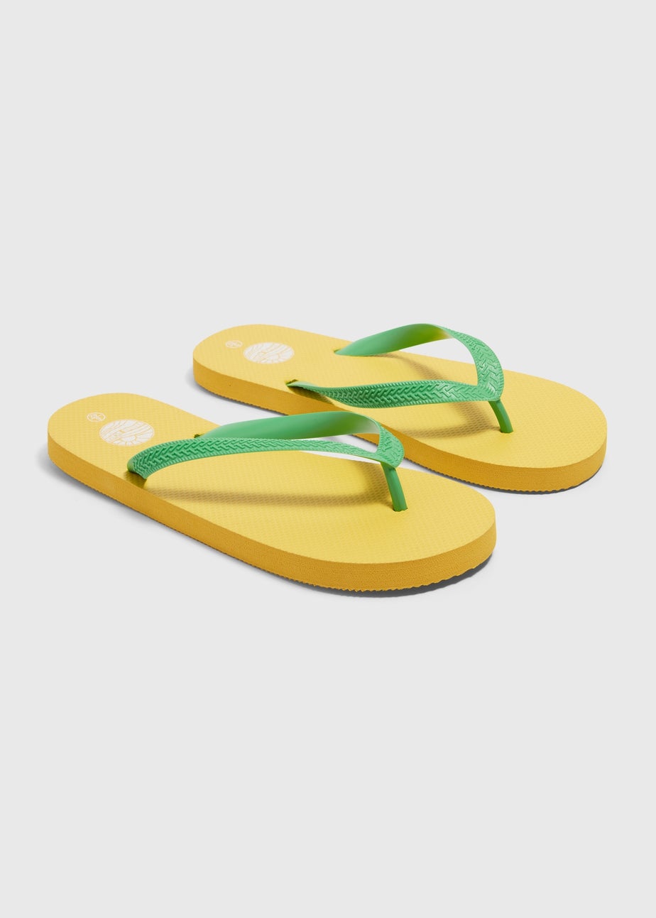 Mustard Flip Flops