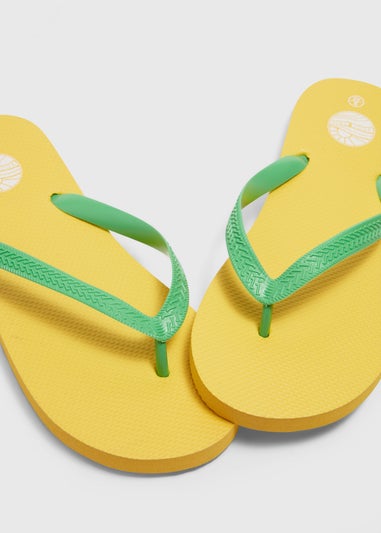 Mustard Flip Flops