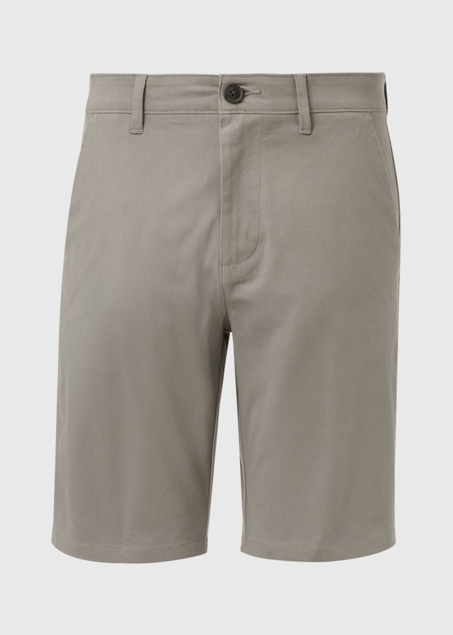 Mushroom Straight Fit Chino Shorts