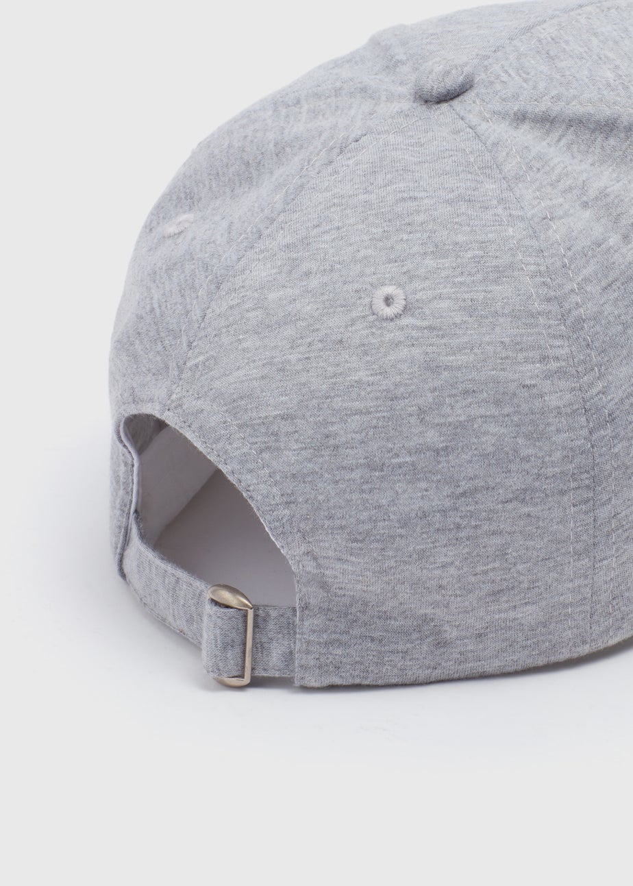 Grey Marl Jersey Cap