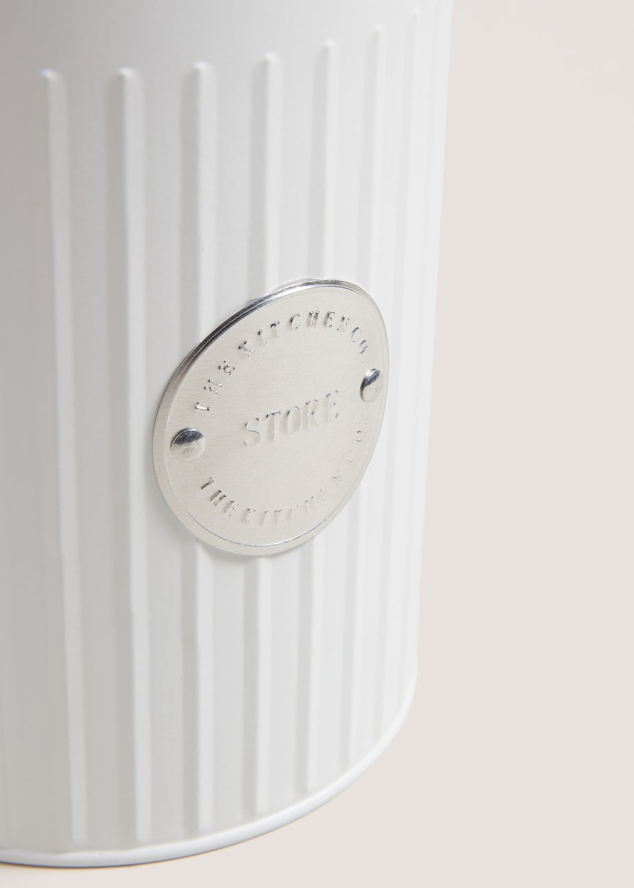 The Kitchen Co White Store Tin