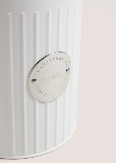 The Kitchen Co White Store Tin