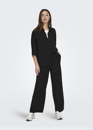 JDY Black Divya Wide Pants