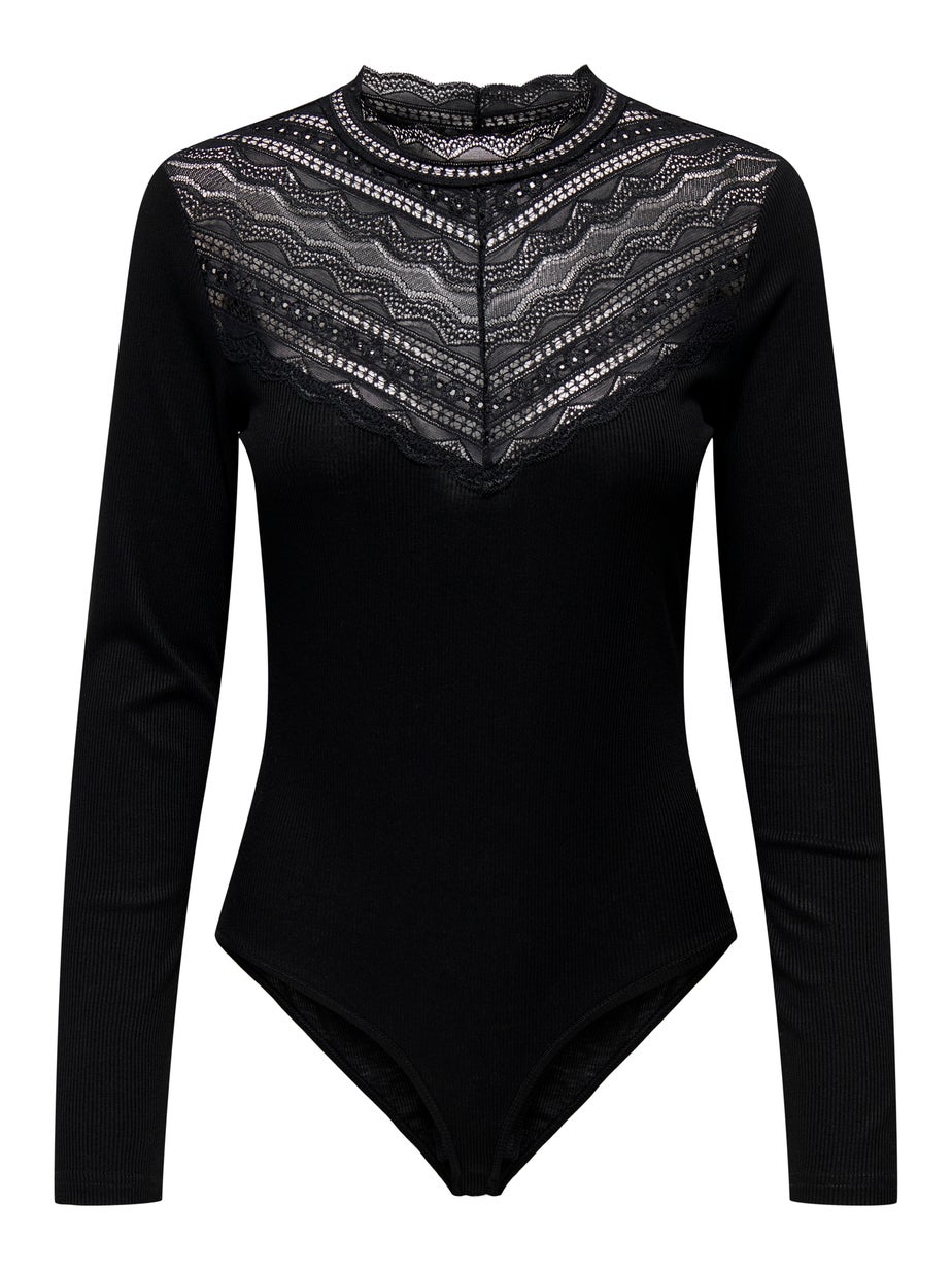 JDY Black Lace Bodysuit