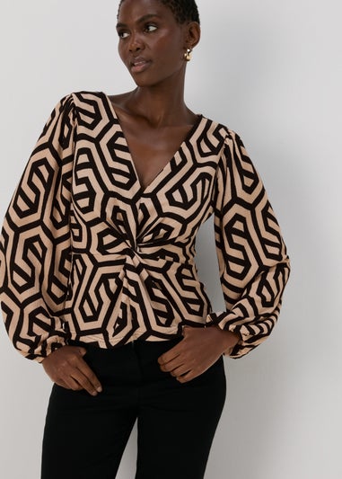 JDY Monochrome Knot Top