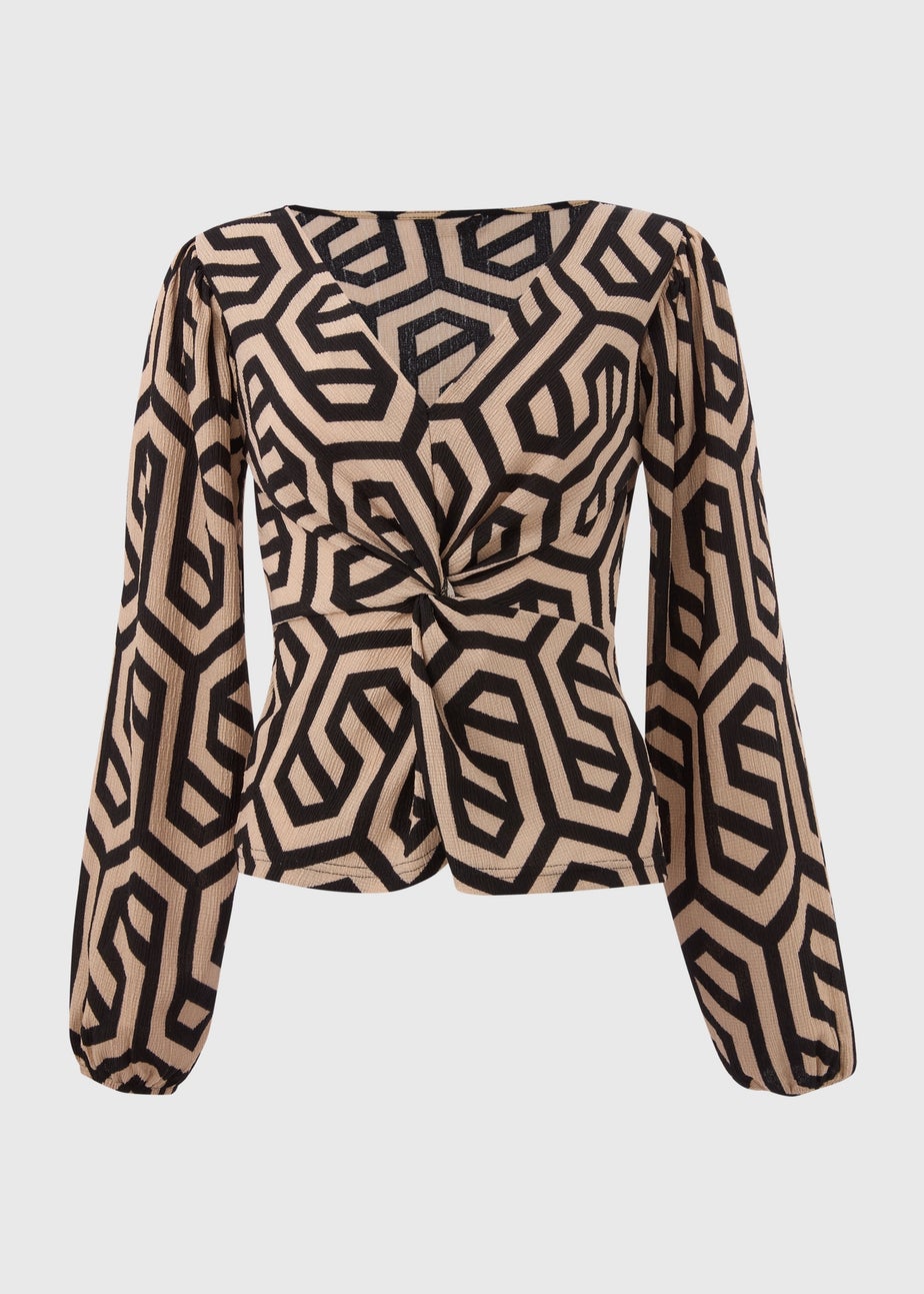 JDY Monochrome Knot Top