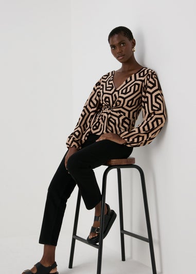 JDY Monochrome Knot Top