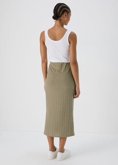 JDY Brown Midi Skirt