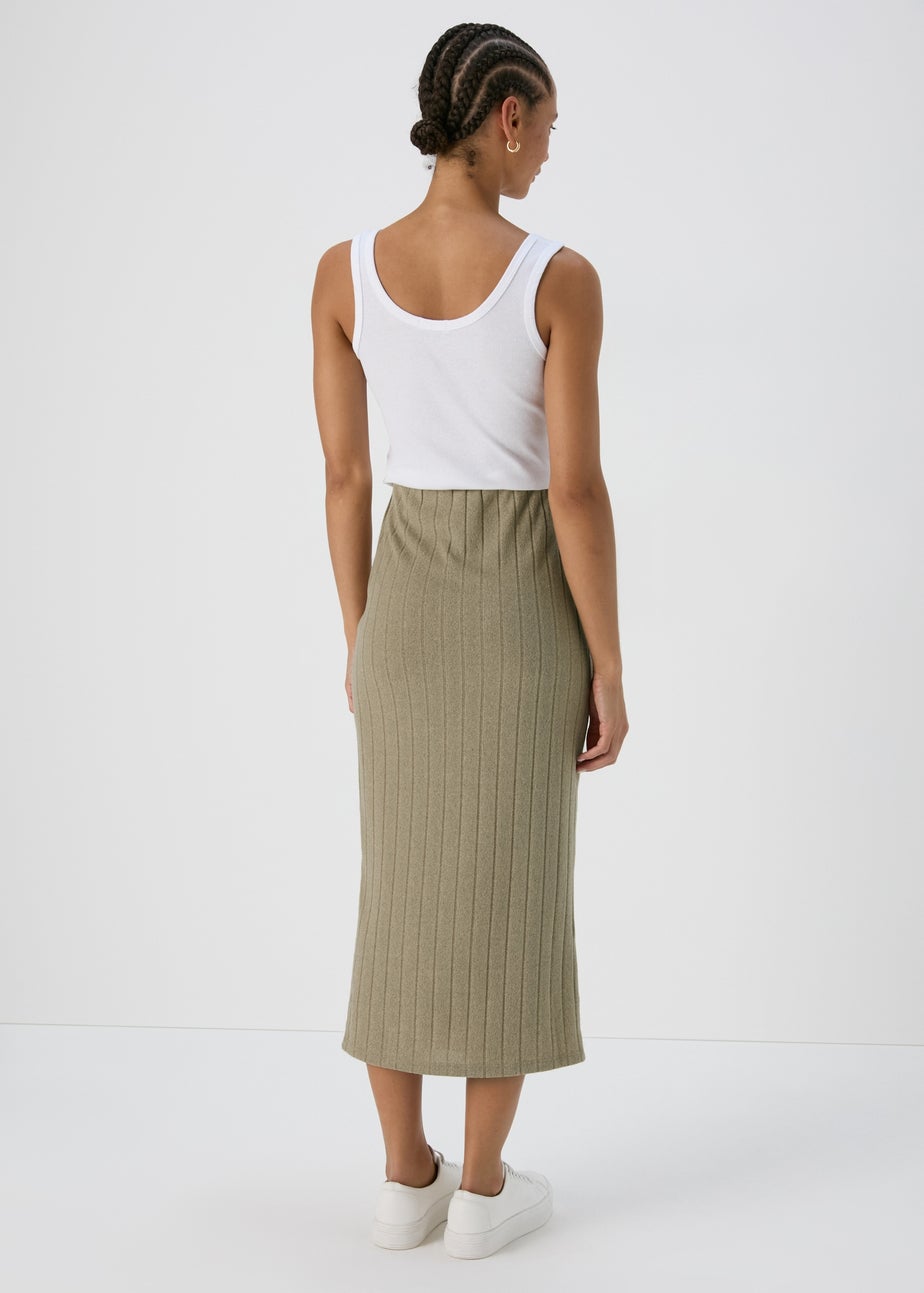 JDY Brown Midi Skirt