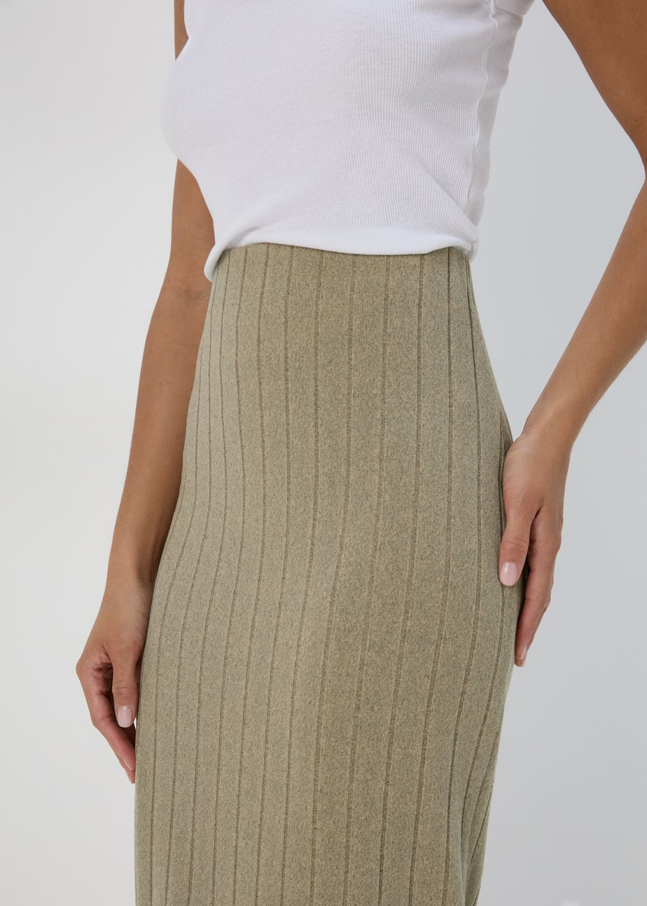 JDY Brown Midi Skirt