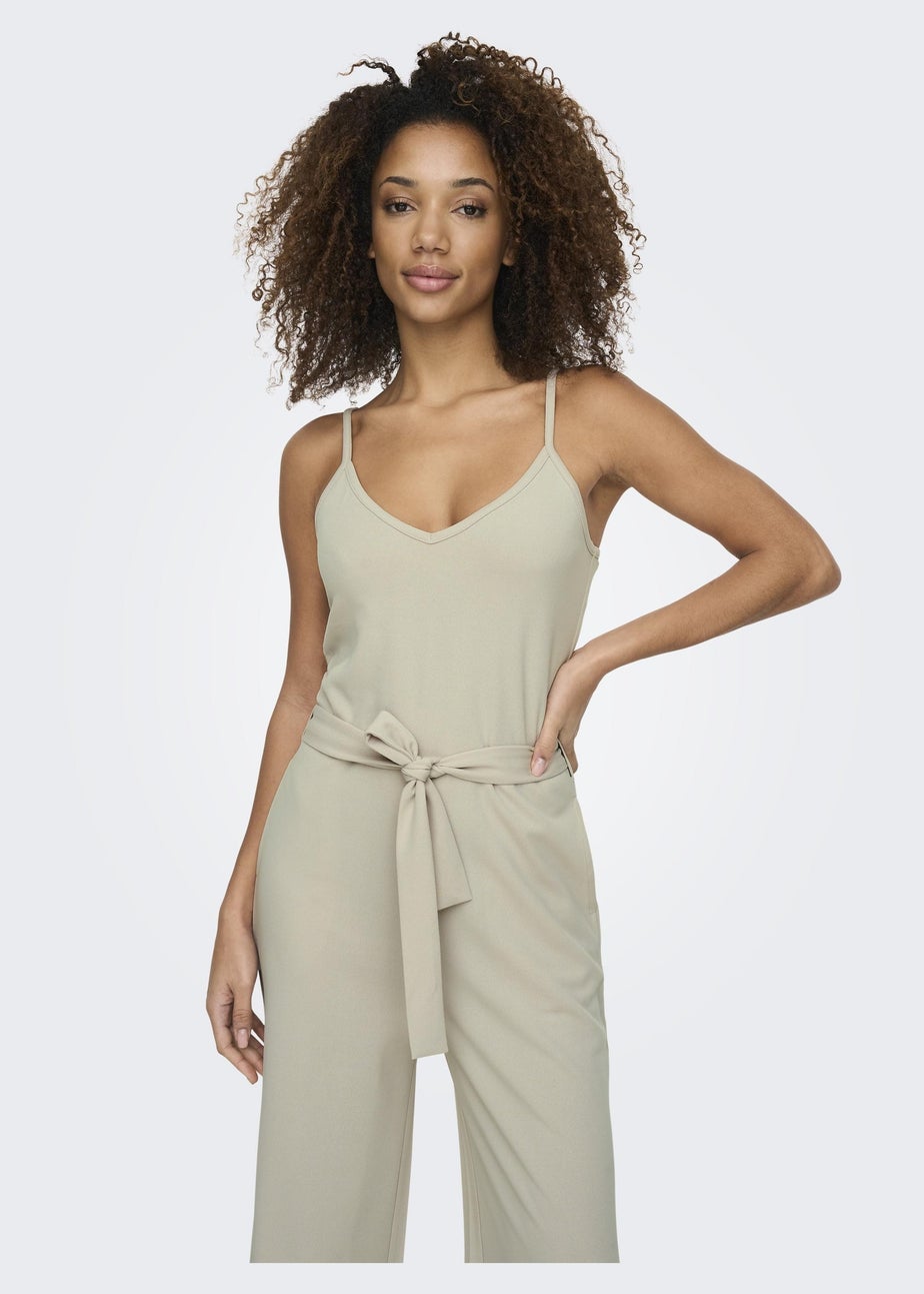 JDY Grey Strappy Jumpsuit