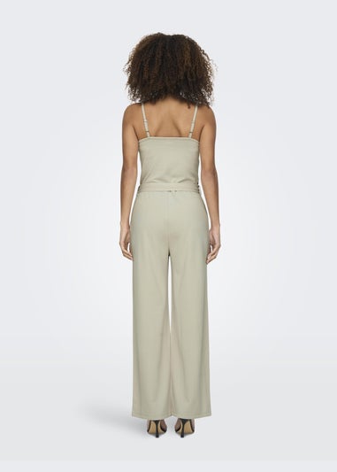 JDY Grey Strappy Jumpsuit