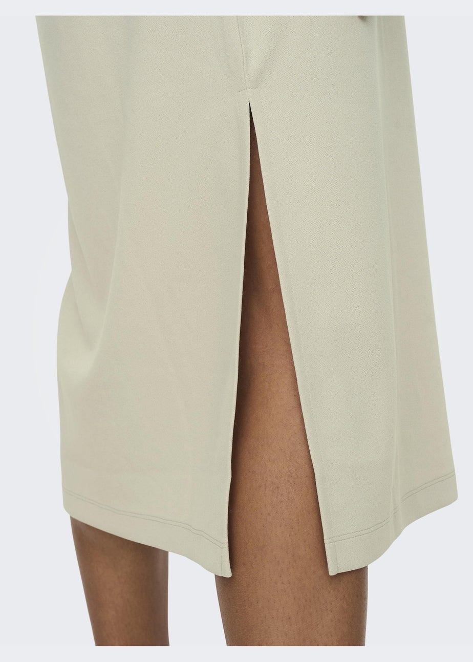 JDY Grey Geggo T-Shirt Midi Dress