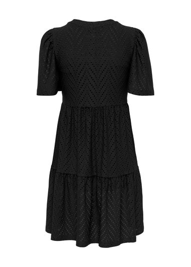 JDY Black Short Sleeve Carla Dress