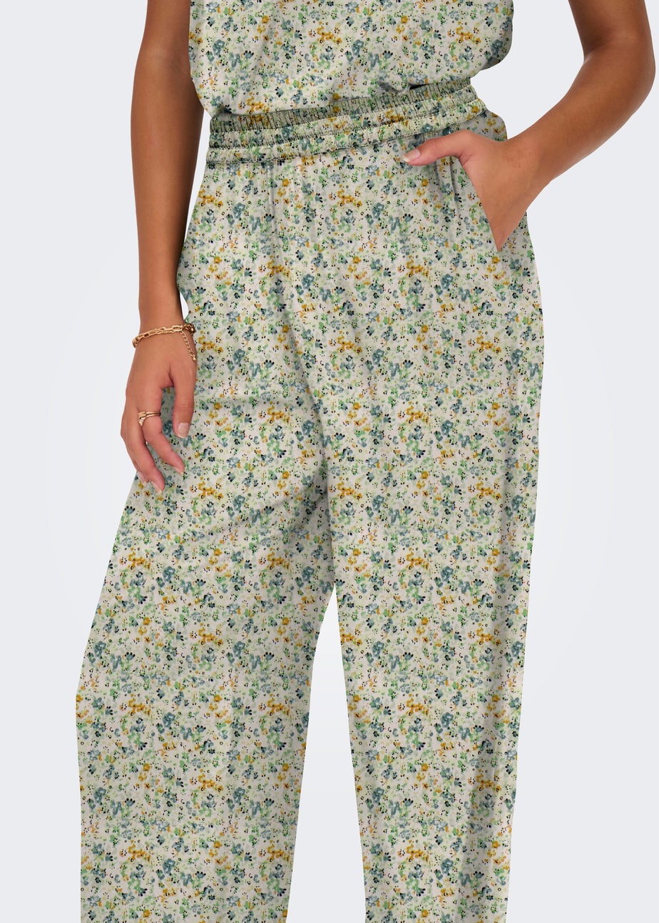 JDY Multicolour Nile Life Wide Pants