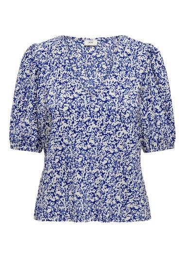 JDY Multicolour Plisse Top