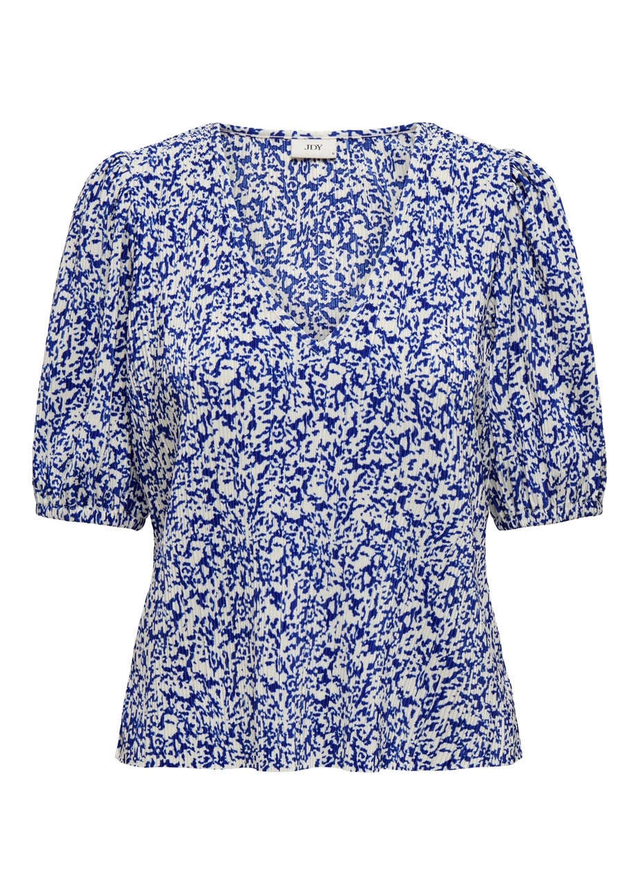 JDY Multicolour Plisse Top