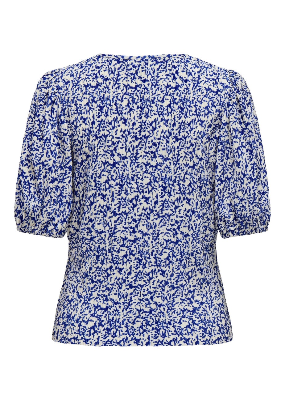 JDY Multicolour Plisse Top