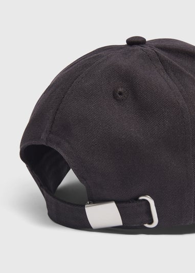 Black Plain Cap